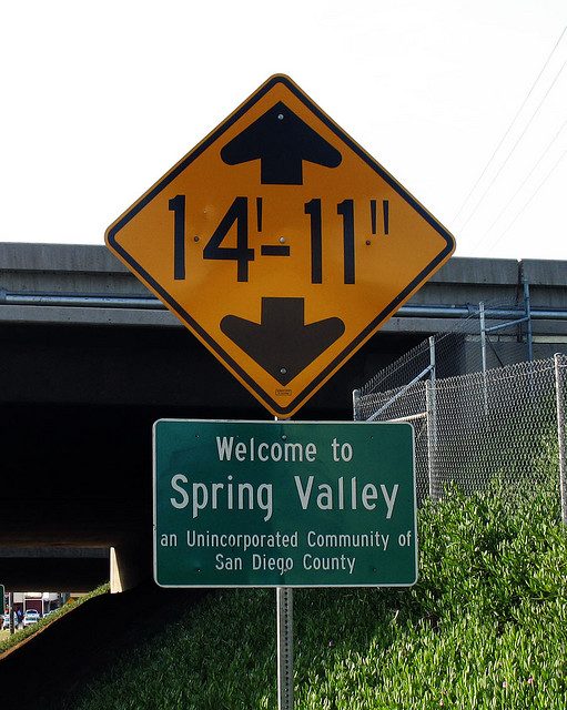 Spring Valley community sign